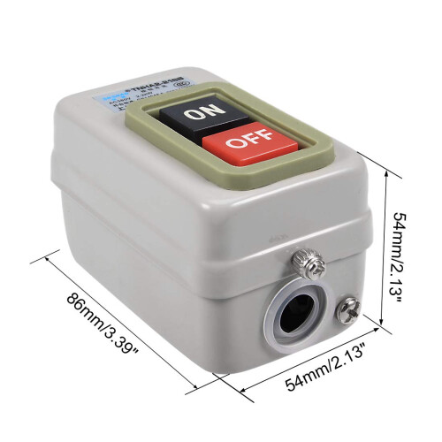 Start Stop Push Button Switch On/Off 15A BS216B for Electric Tools 2pcs 1