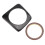 1 Pcs Automatic Shift Panel Carbon Style Central Control Panel & 4 Pcs Car Side Door Handle Frame Cover Trim 8