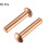 50 Pcs 5/32" x 45/64" Round Head Copper Solid Rivets Fasteners 3