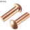 10 Pcs 5/16" x 63/64" Round Head Copper Solid Rivets Fasteners 3