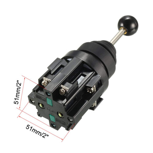 Joystick Switch Controllers 4 Position 4NO Momentary Type AC 380V 10A 30mm Panel Mount 2