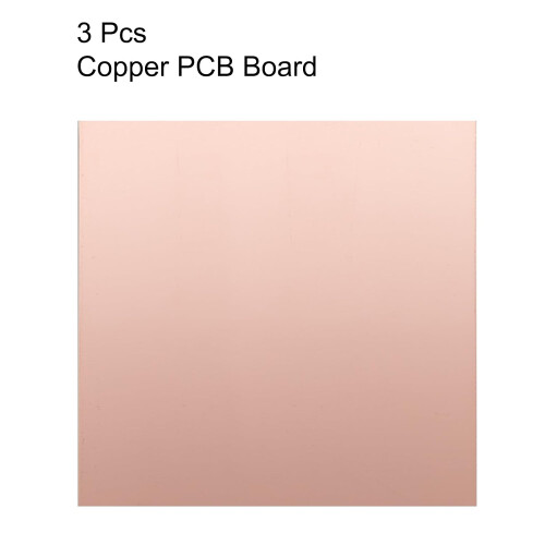 3pcs 200x200mm Double Sided Copper Clad Laminate PCB Circuit Board FR4 1.5mm Thickness DIY Prototyping PCB Board 1