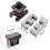 2 Sets EE50 6 with 6pin Transformer Bobbin PC40 Ferrite Core 4 Ferrite Halves and 2 Bobbin 4