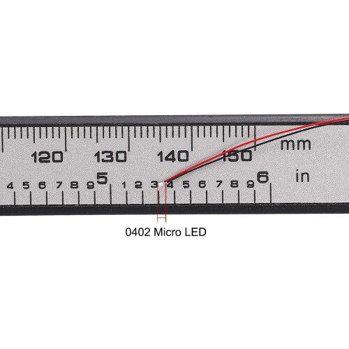 10pcs Prewired 0402 Blue Surface Mounted Devices LED Light Emitting Diode - DC 2.8-3V Micro Soldered Mini LED Light 2