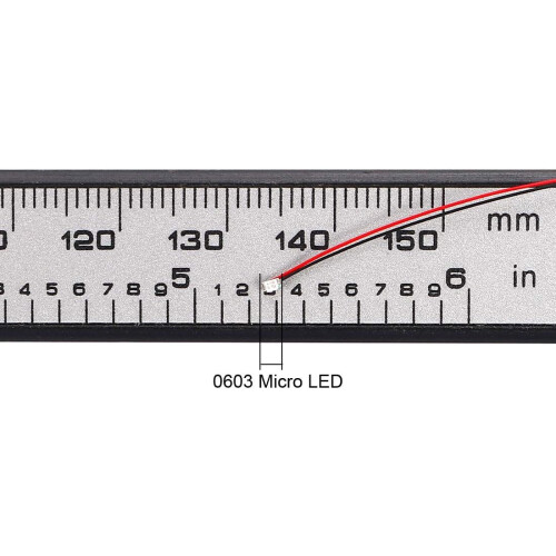 10pcs Prewired 0603 Orange Surface Mounted Devices LED Light Emitting Diode - DC 1.8-1.9V Micro Soldered Mini LED Light 2