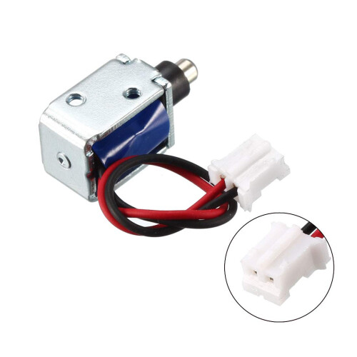 DC 12V 0.42A 30g 3mm Mini Electromagnetic Solenoid Lock Push Pull Type for Electirc Lock Cabinet Door Lock 2