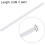 4pcs ABS Model Rectangular Square Tubing, 6mm(1/4") x 6mm(1/4"), 0.5m 2