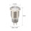 Latching Metal Push Button Switch Flat Head 16mm Mounting 2NC 2NO 2COM AC 250V 3A 3