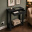 (1 Drawer, Black) Hallway Console Table with USB Ports and Shelf 3