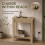 (1 Drawer, White) Hallway Console Table with USB Ports and Shelf 6