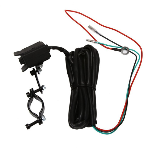 2X 12V Winch Rocker Thumb  with Mounting Bracket Handlebar Control  Kit for ATV UTV Electric Winch Accessories 2