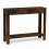 (2 Drawer, Rustic Oak) Hallway Console Table with USB Ports and Shelf 5