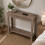 (2 Drawer, Dark Oak) Hallway Console Table with USB Ports and Shelf 3