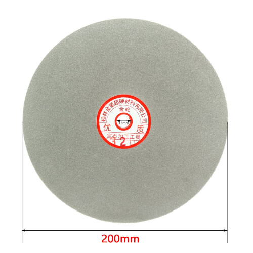 200mm 8-inch Grit 320 Diamond Coated Flat Lap Disk Wheel Grinding Sanding Disc 1