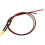 20Pcs 2mm Pre Wired LED, Orange DC6-12V Diffused Lens, Light Emitting Diodes 3