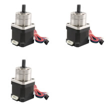 3X Geared Motor -17 Geared Stepper Motor Gear Ratio 5.18:1 Planetary Gearbox for 3D Printer DIY Robotics/Textile Machine