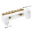 Copper Screw Terminal Block Connector Bar 100A Double Row Bridge Shape Ground Wire 7 Positions 4