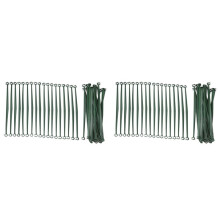 72 Stuks Paalarmen voor Tomatenkooi 11,8 Inch Plastic Uitbreidbare Plantensteunen Trellisconnectoren voor Klimplanten