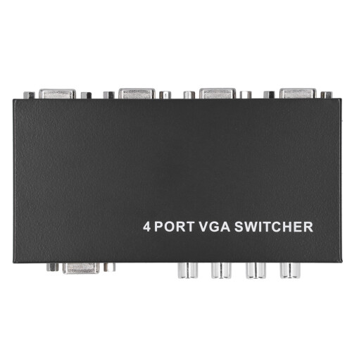 VGA SVGA Switchbox 4-in-1-out Plug Play