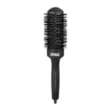 StyleCraft NoFRIZZ Round Brush with Patented Vent Design for 50% More Airflow and Ion Technology and Ceramic-Coated Barrel, 43mm