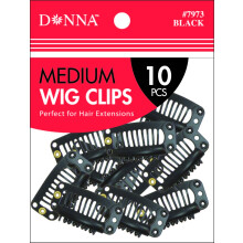 Clips para Peluca Grande Donna 10PCS - Clips de Peine para Extensiones, Pelucas, Postizos (MEDIO)