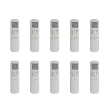 10X Nouveau Remplacement de Télécommande YKR-T/011E pour Télécommande de Climatiseur AUX, Blanc