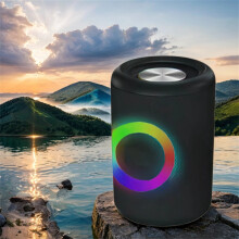 Fankiway Bluetooth reproduktor Bezdrôtový farebný svetelný reproduktor Subwoofer karta USB Flash disk Vonkajší prenosný reproduktor, produkt