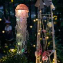 Kit de guirlandes lumineuses méduses WJSXC à faire soi-même pour une décoration de fête sur le thème sous-marin, compatible avec une