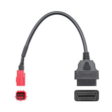 3X 6 Tot 16-Pins OBD-Adapters voor Motorfietsen OBD2 Diagnostische Kabelverlengingsconnectoren voor