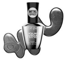 L.A. Girl Esmalte de Uñas Líquido Chrome, Gris Gunmetal GNL908