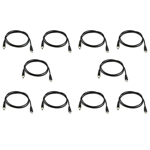 10X USB-C USB 3.1 C Typ Stecker Auf USB 2.0 B Typ Stecker Daten Kabel Mobil Telefon Drucker