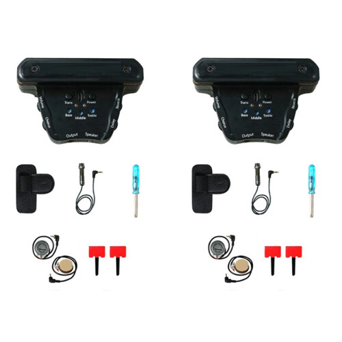 2X JS-APE301 Akustisk Gitarr Vibration Pickup Vibration Tillbehör för Musikinstrument
