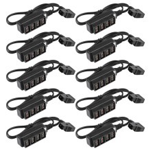 10X Male D-Tap B Type Power Dtap Tap to 4 Female P-Tap Ptap Hub Adapter Electric Splitter