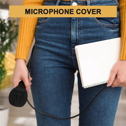 200 Pcs Disposable Microphone Covers, Windscreen Mic Covers, Handheld Microphone Protective Cap for Karaoke