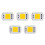 5X Warm White LED Bubles  Saving Chip High Voltage Light Source High Power LED Chip for Traffic Lighting 100W 220V 1