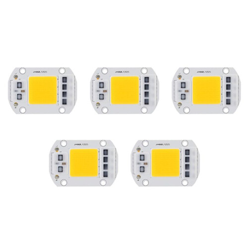 5X Warm White LED Bubles  Saving Chip High Voltage Light Source High Power LED Chip for Traffic Lighting 100W 220V