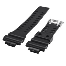 4X Vervangende Horlogeband van Natuurlijke Hars, voor GD120/GA-100/GA-110/GA-100C (Zwart)