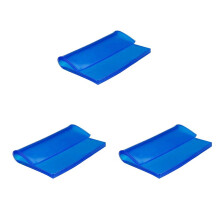 3X Cuscino per Sedile Universale per Moto Blu da 2 cm Cuscino nel Gel Cuscino per Assorbimento Degli Urti Tappetino per Assorbimento Degli Urti