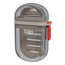Lot de 4 étuis à savon de voyage portables avec couvercle.