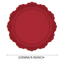 Grande svendita! Tovaglietta di lusso in silicone con design floreale in pizzo, facile da lavare, lunga durata, cucina in offerta G