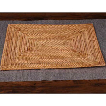 2X Tafelmatten Antislip Rotan Placemats Eettafel Hittebestendige Geweven Placemats Hittebestendige Matten voor Eettafel