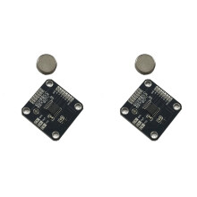 2X MT6835 Magnetic Encoder Module PWM/SPI Brushless Motor 21BIT Encoder with Magnet to Replace AS5048