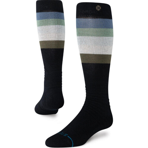 (L, Multi) Stance Unisex Maliboo Wool 2 Pack Ski Socks