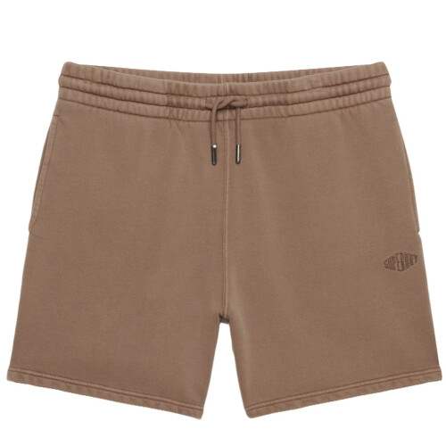 Superdry (S, Shitake Brown) Superdry Mens Micro Logo Sweat Shorts