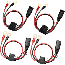 4Pack GC002 X-Connect for  Battery Charger Accessories,M6 XL Eyelet Terminal, Batteries Trickle Charger Cable