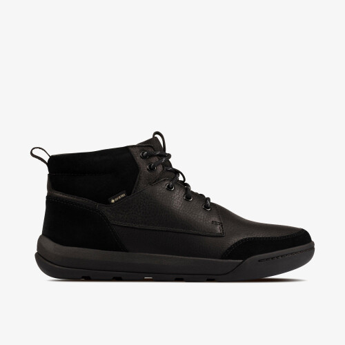 Clarks (Standard, 8.5 (Adults')) Ashcombe HiGTX Black WLined Lea