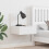 VidaXL vidaXL Bedside Table White 42 x 32.5 x 40 cm Solid pine wood 1