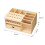 Multi-Compartment Storage Wooden Box is Suitable for Mobile Phone and Desktop Sundries Sorting and Storage Tools. 8