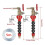Dust Remover Water Sprayer for Cutting Machine,Cutting Machine Misting System,Coolant Misting Dust-Proof 5M Pipe 7