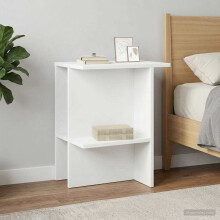 vidaXL Coffee Table 2 pcs White 40 x 30 x 49 cm Engineered Wood